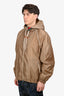 Gucci Brown Hooded Windbreaker Size 52 Mens
