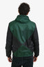 Burberry Green/Black Hooded Windbreaker Jacket Size 52 Mens