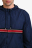 Gucci Navy/Red Hooded Windbreaker Jacket Size XXL Mens