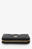Pre-Loved Chanel™ Black Caviar Leather CC Zip Wallet GHW