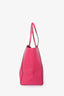 Gucci Hot Pink Grained Leather Large Swing Tote
