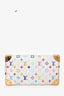 Louis Vuitton 2010 White Multicoloured Canvas Monogram Speedy 30