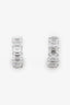 Ring Concierge 14K White Gold Emerald Lab Diamond 5 Carat Weight Huggies