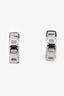 Ring Concierge 14K White Gold Emerald Lab Diamond 5 Carat Weight Huggies