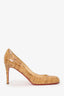 Christian Louboutin Cork Lucido Heels Size 41