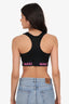 Gucci Black/Neon Pink Logo Sports Bralette Size M