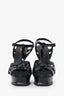 Saint Laurent Black Patent Leather Tribute Platform Heels Size 38