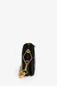 Louis Vuitton Black Satin Beaded Embroidered Monogram Coussin BB