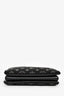 Louis Vuitton Black Satin Beaded Embroidered Monogram Coussin BB