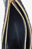 Louis Vuitton Black Satin Beaded Embroidered Monogram Coussin BB
