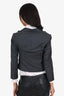 Brunello Cucinelli Grey Virgin Wool Cropped Blazer Size 36