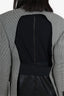 We11Done Grey Wool Houndstooth Cut-out Blazer Size M
