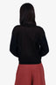 Louis Vuitton Black Cashmere Shimmer Hole Sweater Size M