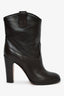 Gianvito Rossi Dark Brown Leather 'Western' Boots Size 37