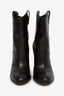 Gianvito Rossi Dark Brown Leather 'Western' Boots Size 37
