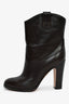 Gianvito Rossi Dark Brown Leather 'Western' Boots Size 37