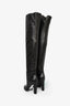 Hermès Black Nappa Leather 'Johanna' Knee High Boots Size 37