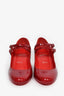 Christian Louboutin Red Patent Leather Miss Jane Pumps Size 36.5