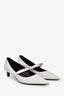 Hermès Grey Leather 'Kiara' 40 Pumps Size 37