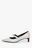 Hermès Grey Leather 'Kiara' 40 Pumps Size 37