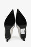 Hermès Grey Leather 'Kiara' 40 Pumps Size 37