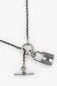 Hermès Silver Kelly Cadenas Pendant Necklace