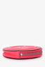 Gucci Pink Leather Round GG Coin Pouch