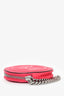 Gucci Pink Leather Round GG Coin Pouch
