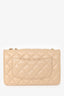 Pre-Loved Chanel™ Beige Lambskin Leather 'All Slide' Wallet on Chain