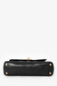 Pre-Loved Chanel™ 2025 Black Lambskin Mini Top Handle Chain Bag