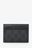 Gucci Black GG Monogram Coated Canvas/Leather Card Holder