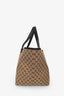 Gucci Brown GG Canvas Web Medium 'Totissima' Tote Bag with Pouch