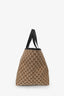 Gucci Brown GG Canvas Web Medium 'Totissima' Tote Bag with Pouch