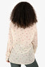 Saint Laurent 2018 White/Multicolour Wool Star Printed Button Down Shirt Size 38