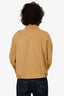 Louis Vuitton Brown Suede Monogram Trim Jacket Size 48 Mens