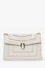 Bvlgari Cream Leather Medium Serpenti Forever Chain Bag