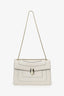 Bvlgari Cream Leather Medium Serpenti Forever Chain Bag