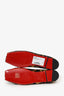 Christian Louboutin Satin Leopard Print 'Mamadrague' Flats Size 35