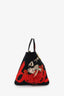 Christian Louboutin x Rossy de Palma Black/Red Flamenco Embroidered Tote Bag