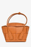 Bottega Veneta Brown Leather Intrecciato Acro Crossbody