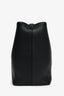 The Row Black Grained Leather 'N/S Park' Medium Tote Bag