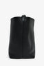 The Row Black Grained Leather 'N/S Park' Medium Tote Bag