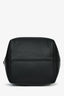 The Row Black Grained Leather 'N/S Park' Medium Tote Bag