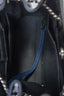 Pre-Loved Chanel™ 2016-17 Navy/Black Caviar Leather Small Bucket Bag with Strap