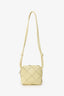 Bottega Veneta Pale Yellow Cassette Camera Crossbody