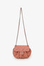 Pre-Loved Chanel™ 2011-12 Coral Leather Bubble Shoulder Bag