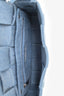 Bottega Veneta Blue Denim Intrecciato Cassette Crossbody Bag