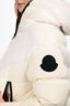 Moncler White Guenioc Guibbotto Down Jacket Size 2