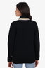 Gucci Black Wool Knit Bee Embroidery Cardigan Size S