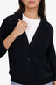 Hermes Vintage Black Suede Buttoned Lightweight Jacket Size 42